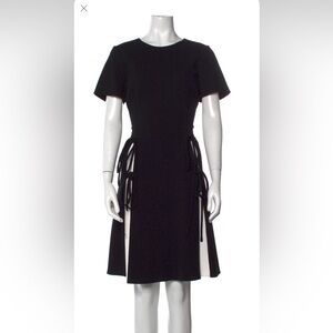 Oscar de la Renta - black wool dress size 8